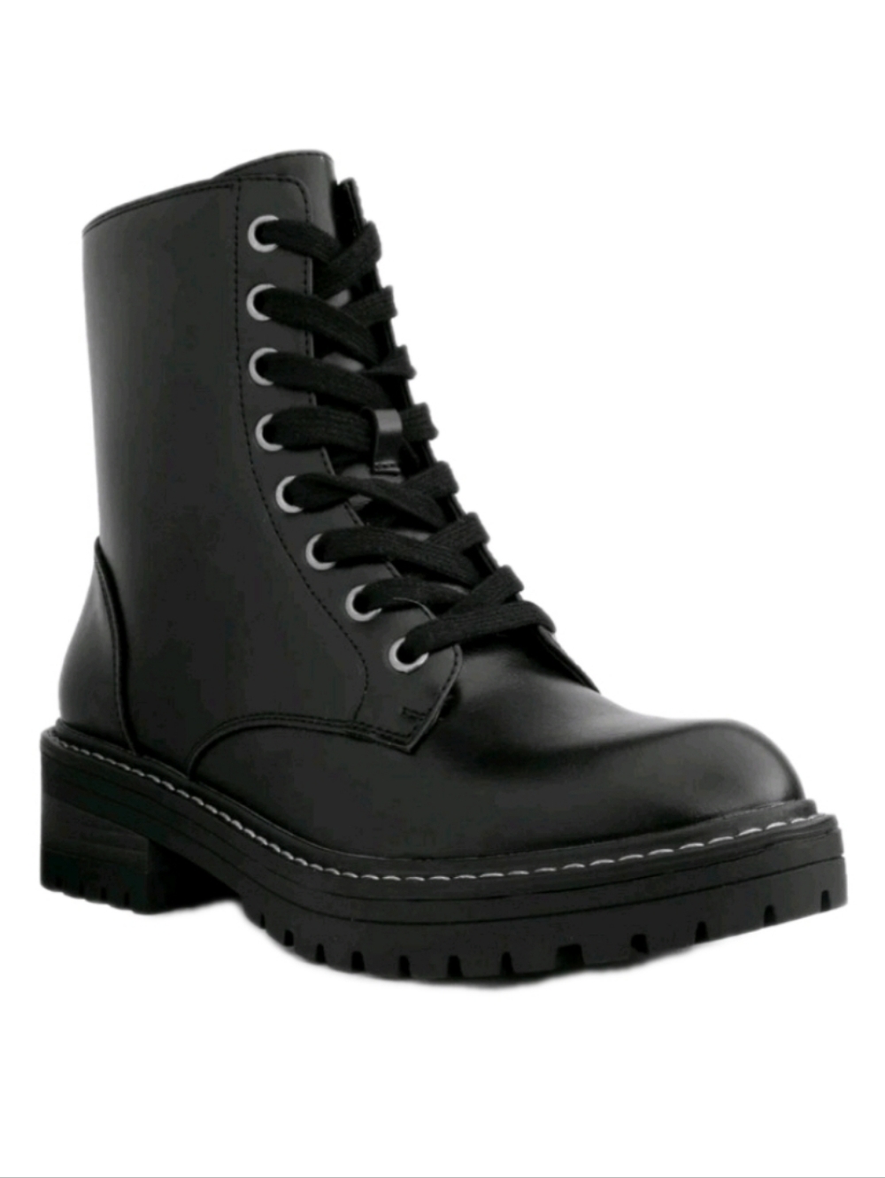 SUGAR Kaedy Combat Boots In Black Women's 8W